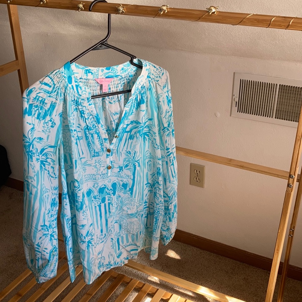 Lilly Pulitzer Elsa blouse, La Vida Loca
